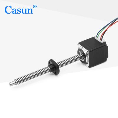 China Casun nema11 nme14 externe lineaire stappenmotor TR5X2 hybride Captive stappenmotor voor schoonheidsapparatuur Te koop