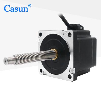 China Customization NEMA 34 NonCaptive Hybrid Linear Stepper Motor 76mm Body Waterproof for sale