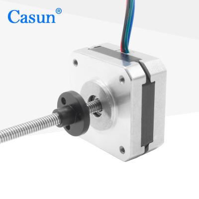 China NEMA 17 Motor paso a paso cautivado cuerpo ultra delgado de 20 mm 1.0A 0.13N.m para instrumento preciso en venta