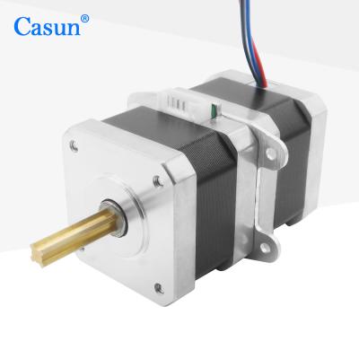 China NEMA 17 Motor paso a paso lineal de doble capa de 12 V con posicionamiento de precisión en venta