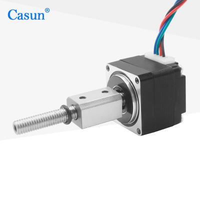 China NEMA 8 Ball Screw Stepper Motor 0.5A 25mm Body For Vision System for sale