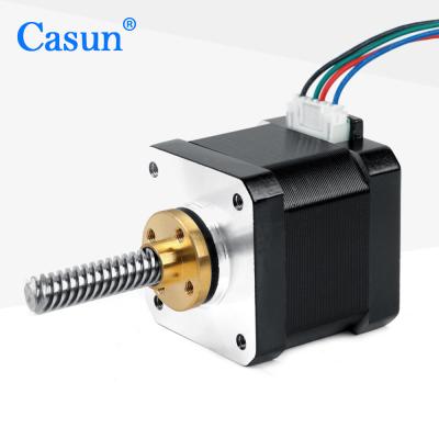 China Lead Screw NEMA 17 Stepper Motor 24V 40mm bady with Tr8×12 for 3D Printer Accessories for sale