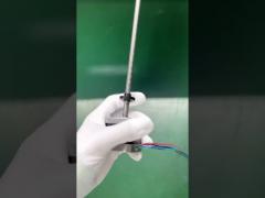 Parameter test of NEMA 17 stepping motor screw