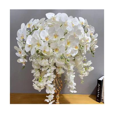 China Decoration Background Wedding Supplies Artificial Flower Ball For Wedding Party Table Centerpiece Silk Floral Balls for sale