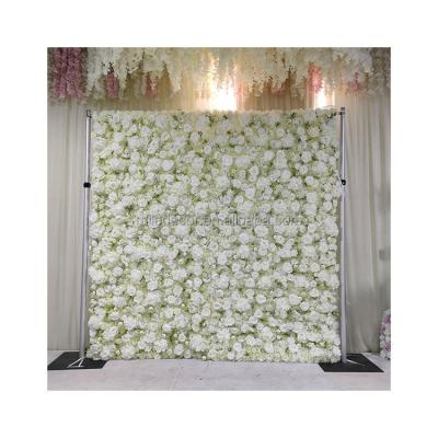 China Wedding Backdrop Wall Mounted Artificial Wrap Flower Wall Backdrop Flower Wall Panel for sale