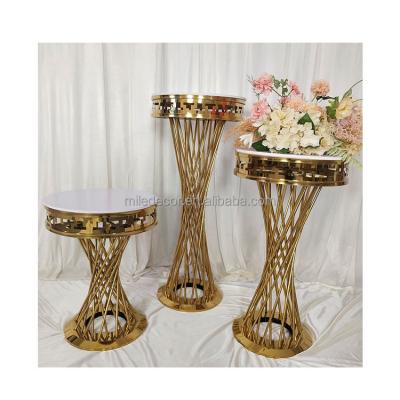 China Wedding Hot Sale Decorating Party Pedestal Metal Gold Pedestal Backdrop Stand Cylinder Pedestal Pedestals for sale