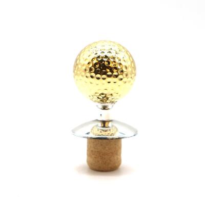 China Non Spill The Last Craft Round Ball Decoration Brandy XO Whiskey Cap Wine Cap Plastic Cork Custom for sale