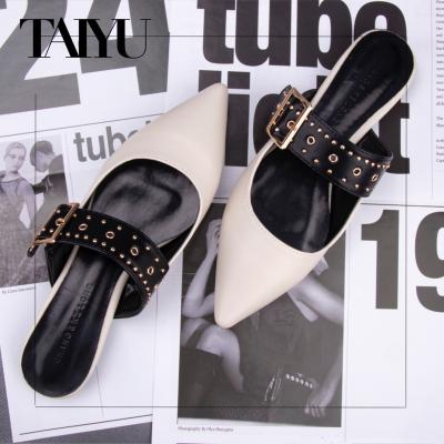 China 2022 fashionable party mules slippers beautiful women's shoes fashion trend sandals sexy sandal women with long lasting for sale