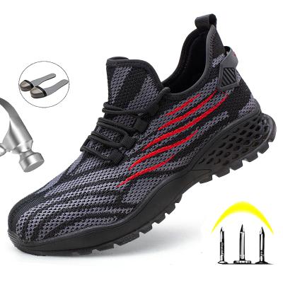 China Steel Toe Lightweight Men Safety Shoes Toe Work Boots Men Safety Steel Rejects Puncture Proof Work Shoes Men's Work Sneakers Boots 48 for sale