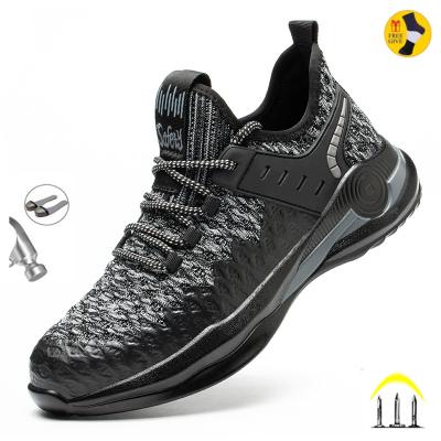 China Steel Toe Men Steel Toe Shoes Anti-Puncture Work Sneakers Plus Size Safety Shoes Work Indestructible Sefety Rejects Male Shoes Work Boots for sale