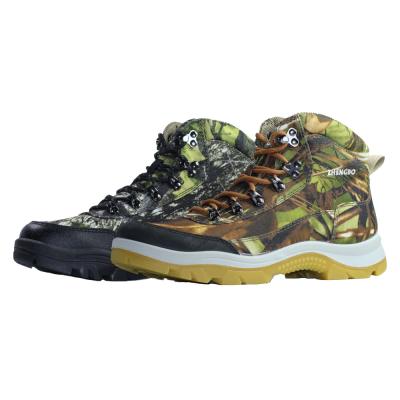 China CUSHIONING Camouflage Rainforest Anti Slip Outdoor Wear Boots for sale