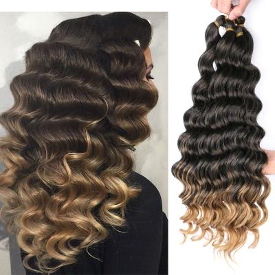 China Xin Si 20inch Temperature Braiding Hair Deep Wavy Wavy Braiding Hair X-Ring Hair Synthetic Hair Extensions Tall Hair Extensions for sale