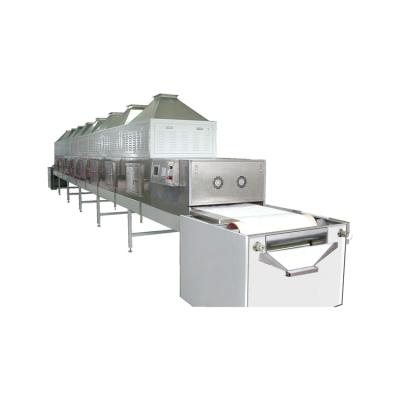 China Medicine Curing Stainless Steel Microwave Tunnel Sterilization Dryer Machine for sale