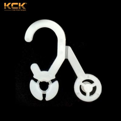 China Packaging display 2000 quantities. White Plastic Sock Hanger Hook Retail Purchase Supply for sale