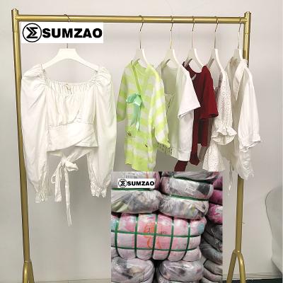 China Polyester/Cotton Used Clothing Bulk Stock Clothing Second Hand Clothes Ukay Bale for sale