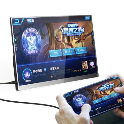 China Loudspeaker Best Selling 15.6 Inch Portable Led Video Game Monitor Long Thin Slim LCD Monitor Wholesale Good Quality for sale