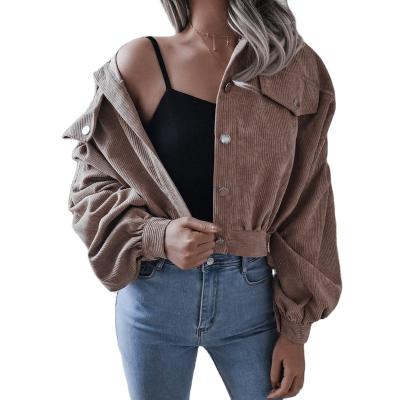 China Viable Ladies Fashion Top Coat Solid Color Bat Long Sleeve Ladies Jacket Polyester Fiber Loose Style Varsity Jacket for sale