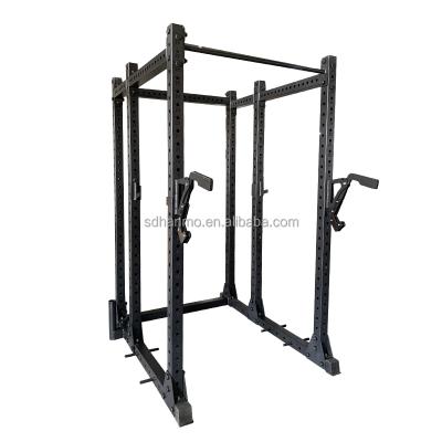 China Smith Cage Squat Rack Commercial Multi Functional Equipment with T-Bar Row Platform for sale