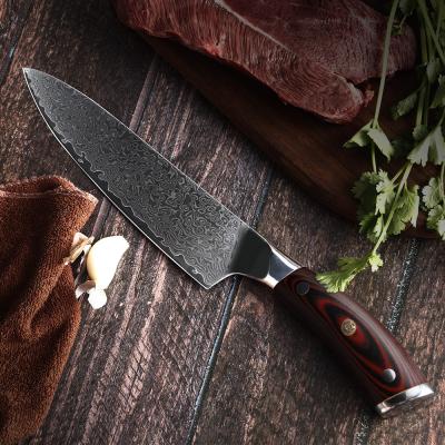 China 8 inch viable forged chef knife vg10 damascus japanese steel chef knife set for sale