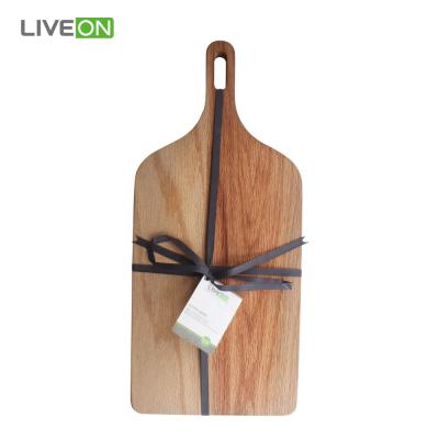 China Sustainable Rectangle Kitchen Red Oak Panel Wood Cutting Cutting Board for sale