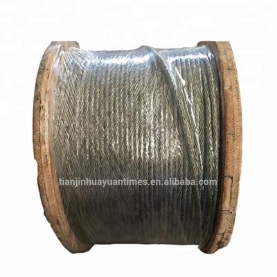 China Construction 6mm ungalvanized steel wire ropes for lift rope for sale