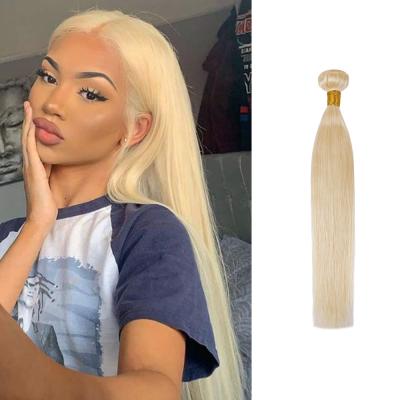 China ZSF 613 Silky Straight Blonde Hair Bundles , Wholesale Brazilian Virgin Cuticle Aligned Raw Straight Weave Hair Extension With Baby Hair for sale