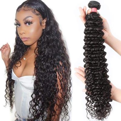 China Wholesale Deep Curly Bundles Cuticle Aligned Deep Curly Hair Bundles Hair Bundles Vendors Hair Extension For Black Women for sale