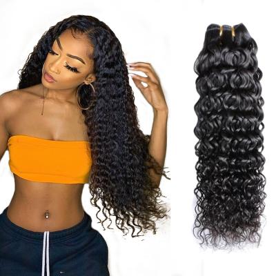 China Wholesale Sellers Remy Raw Brazilian Human Hair Unprocessed, 100% Brazilian Water Wave Hair Weave Wave Hair Bundles for sale