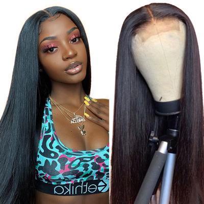 China Wholesale Silky Straight Wig Silky Straight 13*4 Lace Frontal Wigs ZSF Virgin Virgin Hair Cuticle Aligned Brazilian Hair With Baby Hair for sale