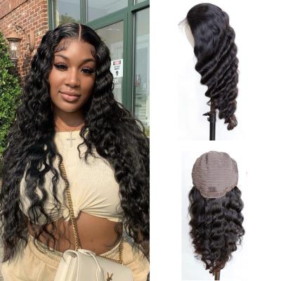 China Wholesale Unprocessed Brazilian Virgin Hair Wig 100% Lace Closure Wig 4*4 Deep Wave Wig ZSF With Baby Hair for sale