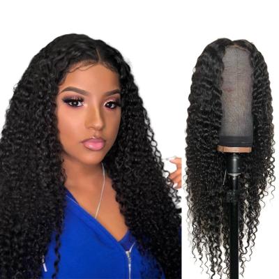 China Wholesale Deep Wave Wig Deep Wave Human Hair Long Raw Brazilian Hair Wave ZSF 13*4 Lace Frontal Wig For Black Women for sale