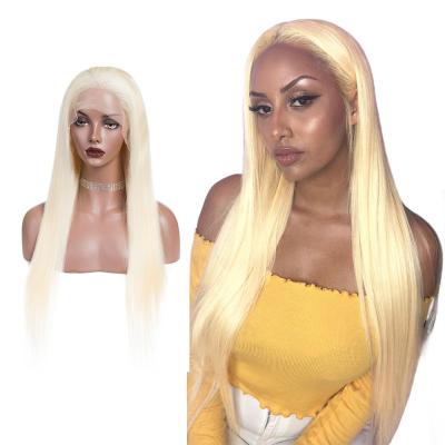 China ZSF Silky Straight Hair Wigs Wholesale 613 Brazilian Hair Frontal Extension Virgin Color Lace Wig Silky Straight Hair Wigs for sale