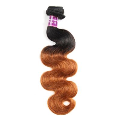 China Wholesale Cheap Indian Ombre 1B 30 Blonde Virgin Hair Cuticle Aligned Bundle Body Wave ZSF Hair Bundles Vendor Ombre Hair 1B 30 For Black Women for sale