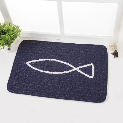 China Washable Prevent Kitchen Floor Mat Home Sitting Room Bedroom Slippery Drinking Addicted Mat for sale