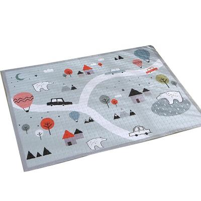 China Large Size Baby Play Mat Road Designs Kids Children Baby Carpet Blankets Play Mat for sale