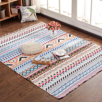 China Anti-Bacteria Pop Up Style Printed Cotton Quilted Anti Slip Floor Mat for sale