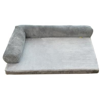 China Durable Detachable And Washable Comfortable Thick Foam Pet Sofa Bed for sale