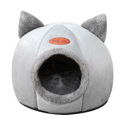 China Warm Removable Winter Pet Nest Cats Sustainable Dogs Sleeping In Winter Bed for sale