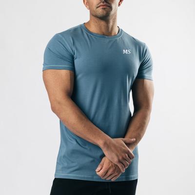 China Summer QUICK DRY Quality Men's T-shirt Fashion T-shirt Men's Workout Sportswear Cotton/Spandex T-shirt for sale