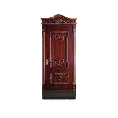 China Solid Wood Wooden Doors Latest Wholesale Waterproof Interior Wood Door Design For House for sale