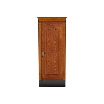 China Simple Design Interior Waterproof Wooden Doors Manufacturer Modern Melamine Room Doors for sale