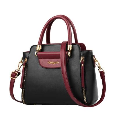 China Wholesale Office Portable Handbag Fashion Large Capacity High Quality Ladies PU Leather Shoulder Bags for sale