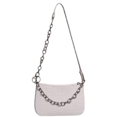 China High Quality OEM Custom Women Bags Alligator Pattern Chain Leather Armpit Cross - Body Handbag for sale