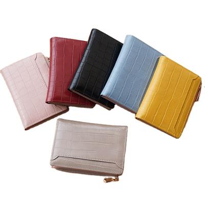 China Wholesale Multifunctional Hot Selling PU Leather Lady Purse Wallet Card Holder Casual Crocodile Bag Clutch Pocket Wallets For Women for sale