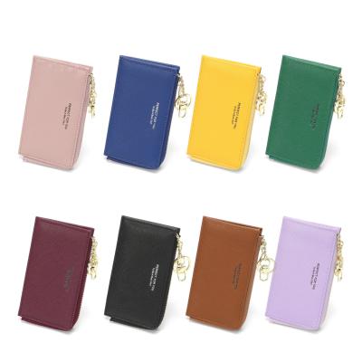 China Wholesale Multifunctional Wallet Leather Women's Credit Card Holder Custom PU Key Wallets for sale