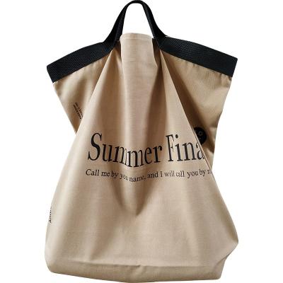 China Letter Direct Fashion Printing Handbag Tote Capacity Factory High Quality Extra Large Casual Shopping Bags for sale