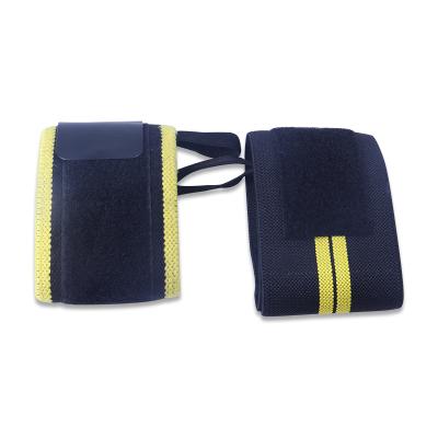 China Sports People Customize Logo Wristband Wrist Support Weightlifting Wraps for sale