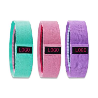 China Durable Comfortable Soft Stretch Fitness Bands Power Butt Circle Resistance Bands for sale