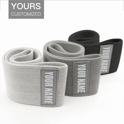 China High Quality Fitness Cloth Resistance Booty Hip Circle Bands Set 3 Hip Band Elastic Bands For Yoga Fitness for sale