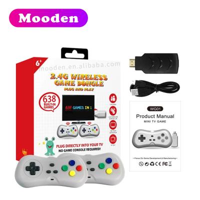 China M1 Connection Classic 638 hd Video Game Console Mini Retro Handheld Game Player Support TV Console Built-in Game TV for sale